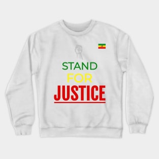 Positive vibration, Rastafari, Ethiopian, Reggae, Rasta Crewneck Sweatshirt